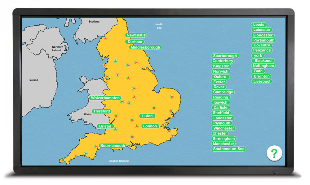 Geography Learning Suite – Touchscreen Learning. Bespoke interactive ...
