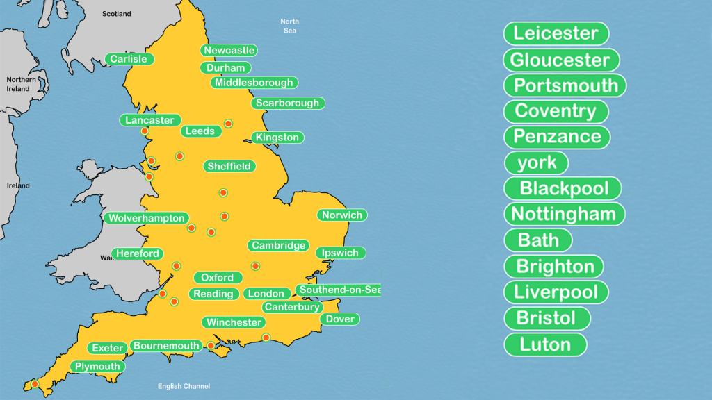 Touchscreen Learning Geography Games for interactive display