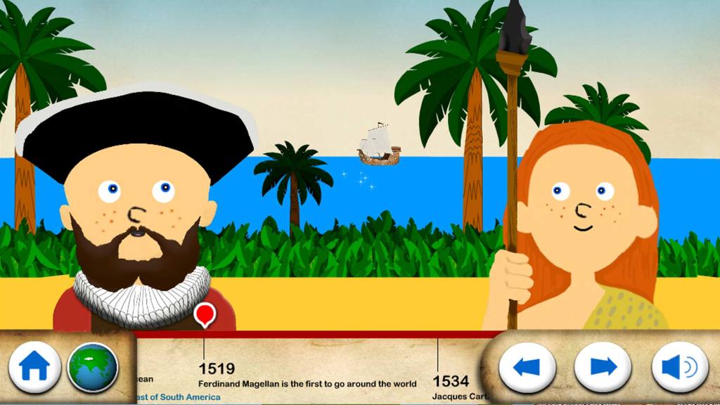 Touchscreen Learning  social studies and history games for interactive display