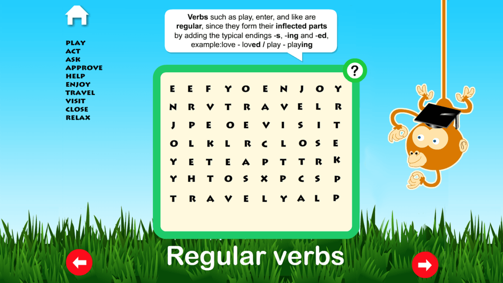 Touchscreen Learning Literacy Games for interactive display