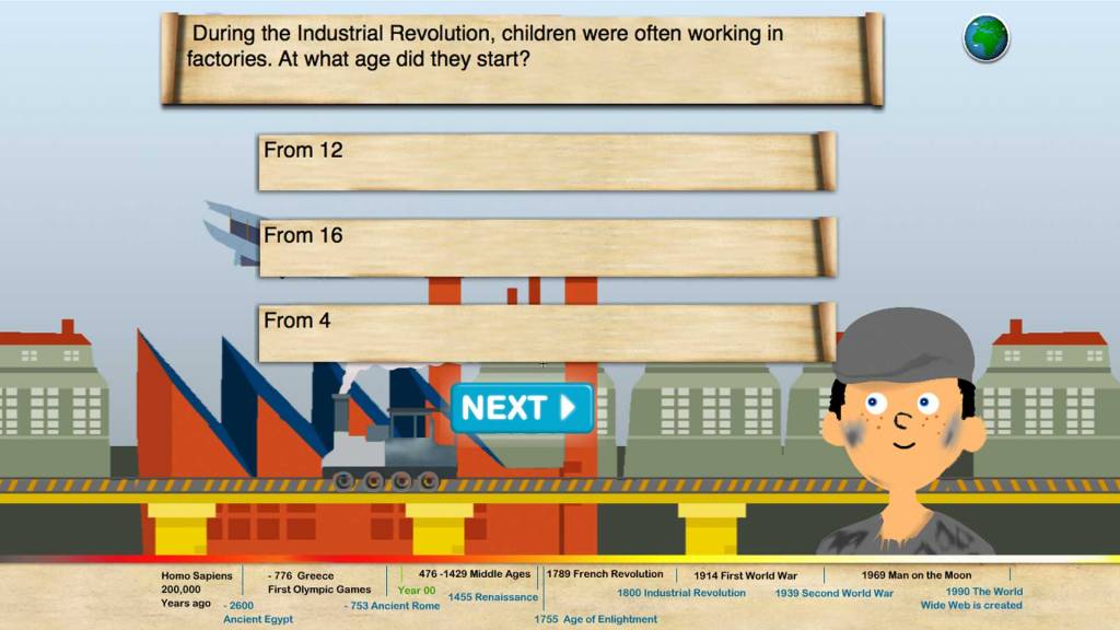 Touchscreen Learning  social studies and history games for interactive display