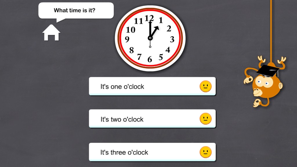 Touchscreen Learning motor skills games for interactive display