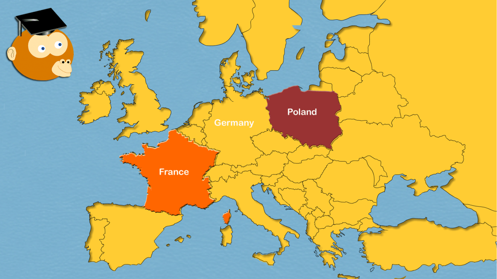 Touchscreen Learning Geography Games for interactive display