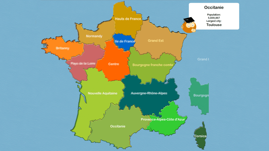 Touchscreen Learning Geography Games for interactive display